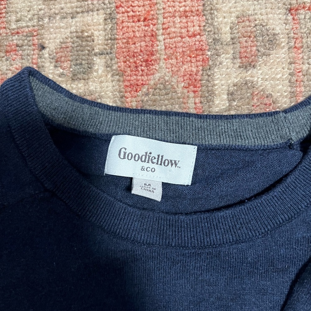 Good fellow - Navy Crew Neck Sweater